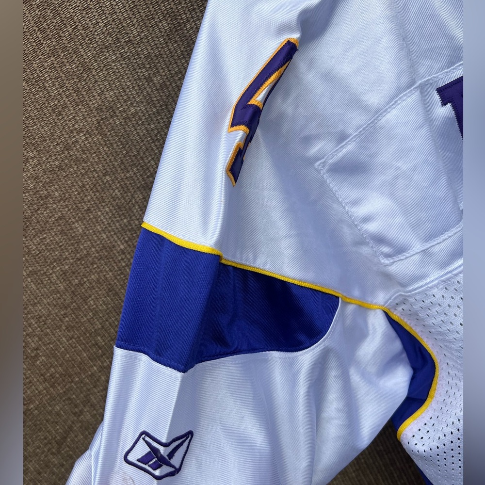 Brett Favre Minnesota Vikings NFL Football Jersey Sz M /50 Reebok On Field NWT - Picture 8 of 13